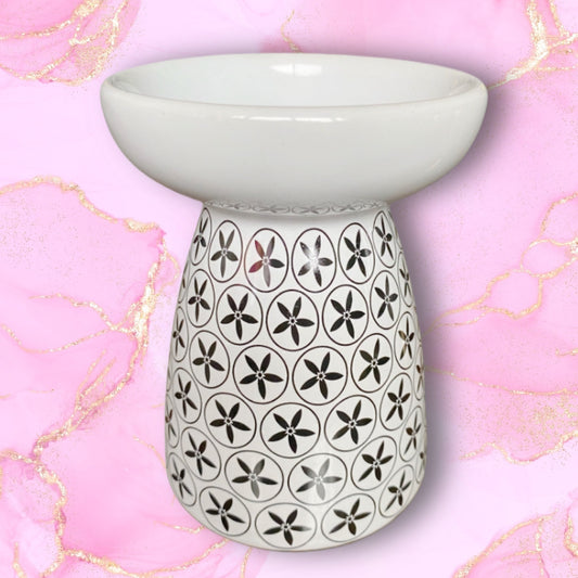 Patterned Ceramic Wax Burner